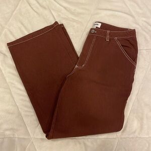 ‼️SOLD‼️ NWOT RSQ Tilly’s Women’s High Rise Relax Carpenter Pants Large